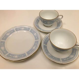 ノリタケ(Noritake)のNoritake カップ&ソーサー&小皿　2セット(グラス/カップ)