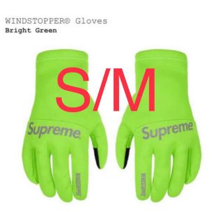 シュプリーム(Supreme)のSupreme / WINDSTOPPER Gloves s/m Green(手袋)