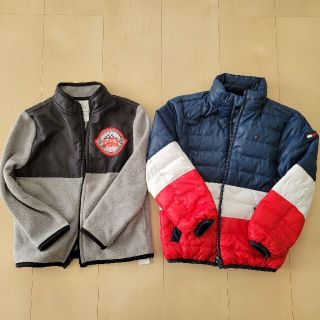 トミーヒルフィガー(TOMMY HILFIGER)のTOMMY HILFIGER キッズ リバーシブルダウンジャケットセット(ジャケット/上着)