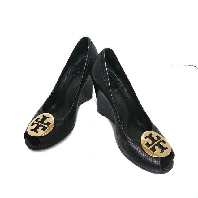 Tory Burch(トリーバーチ)のトリーバーチ パンプス 6 レディース - 黒 レディースの靴/シューズ(ハイヒール/パンプス)の商品写真