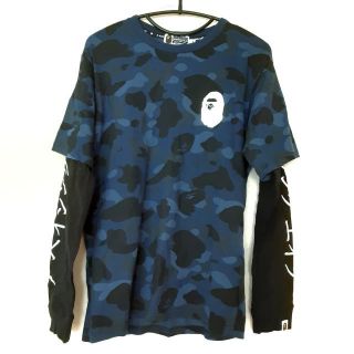 アベイシングエイプ(A BATHING APE)のア ベイシング エイプ 長袖Tシャツ サイズM(Tシャツ/カットソー(七分/長袖))