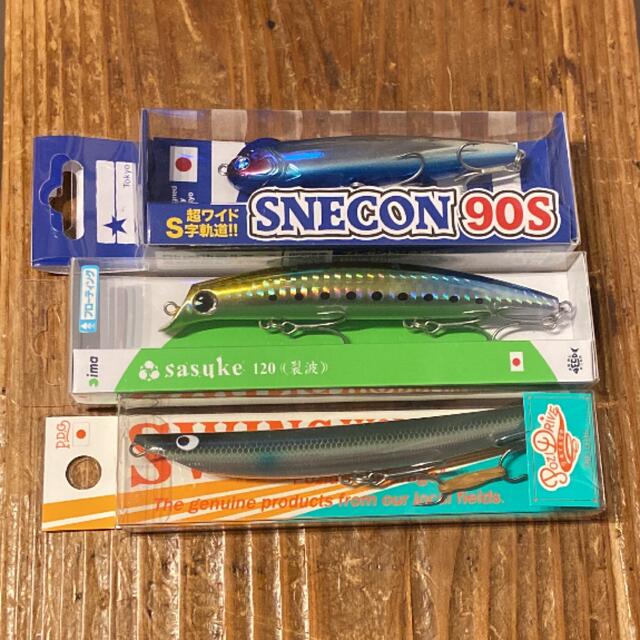 ☆新品3個セット☆SNECON90S☆SASUKE裂波☆スウィングウォブラー☆