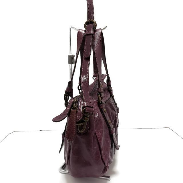 ANNA SUI(アナスイ)のアナスイ ハンドバッグ - ボルドー レザー レディースのバッグ(ハンドバッグ)の商品写真