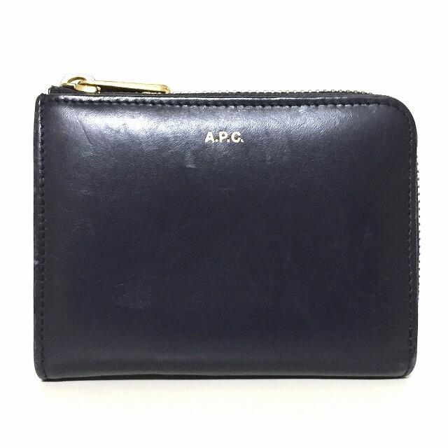 A.P.C(アーペーセー)のA.P.C.(アーペーセー) 財布 - 黒 レザー レディースのファッション小物(財布)の商品写真