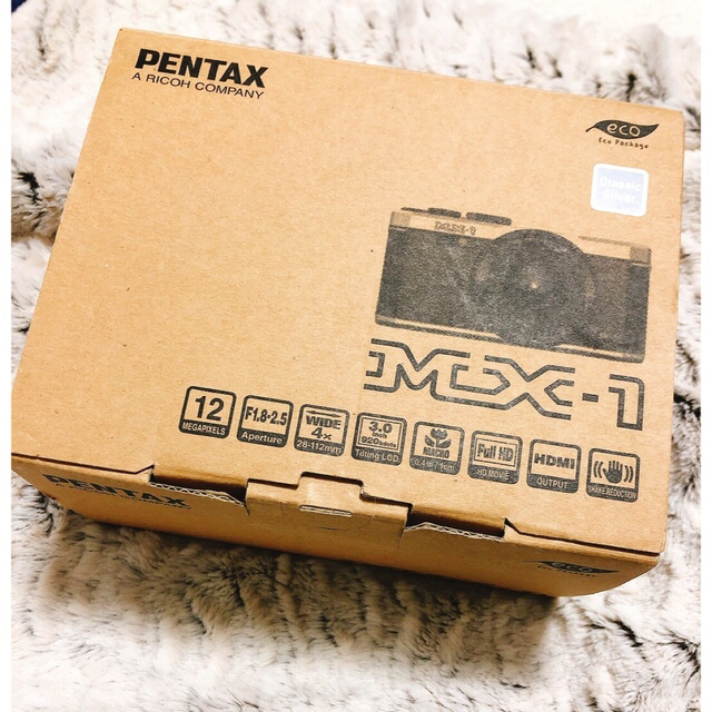 PENTAX(ペンタックス)のPENTAX MX-1 クラシックシルバー スマホ/家電/カメラのカメラ(コンパクトデジタルカメラ)の商品写真