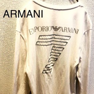 エンポリオアルマーニ(Emporio Armani)のEA7 エンポリオアルマーニ メンズTシャツ 273008 Tシャツ ホワイト白(Tシャツ/カットソー(七分/長袖))