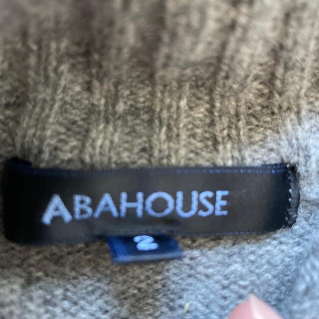 ABAHOUSE(アバハウス)のABAHOUSE　ファスナー付きセーター　サイズM メンズのトップス(ニット/セーター)の商品写真