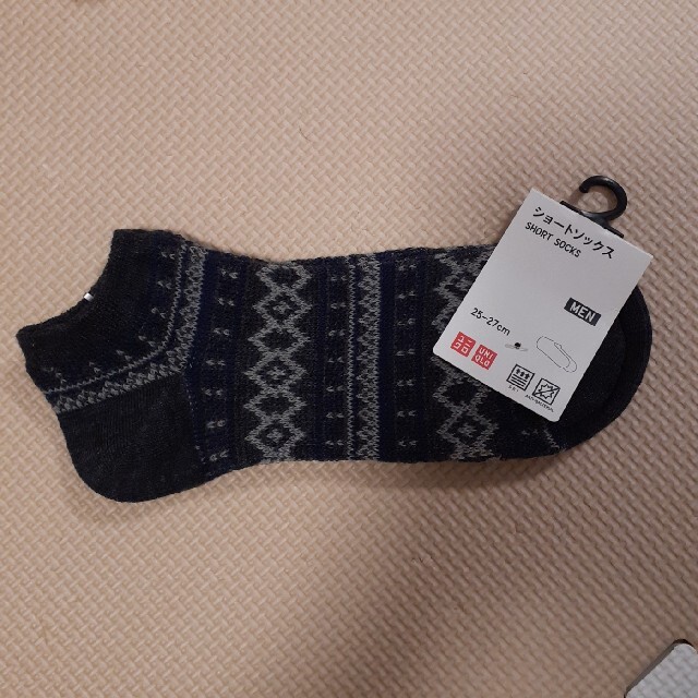 UNIQLO(ユニクロ)のUNIQLO　ショートソックス　25～27サイズ メンズのレッグウェア(ソックス)の商品写真