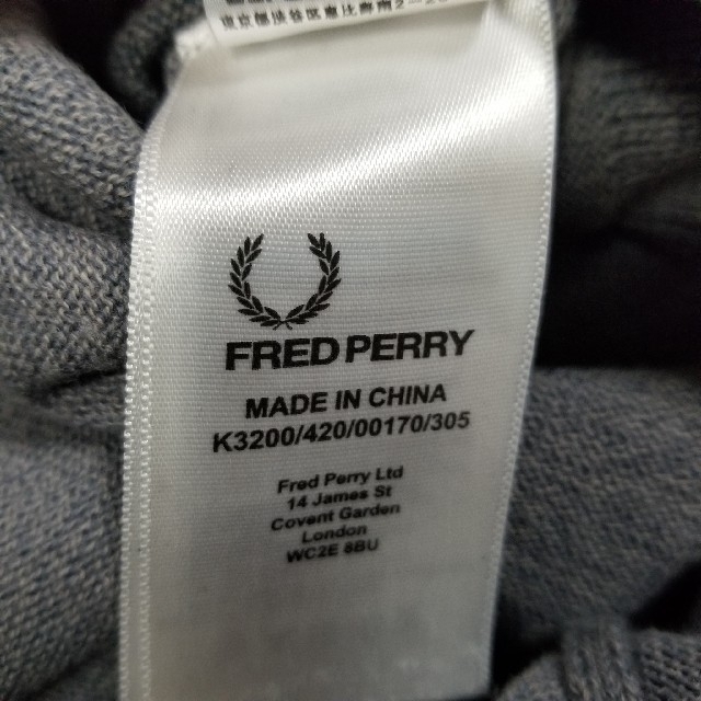 FRED PERRY(フレッドペリー)のかきくけこっこ様専用★FREDPERRY ニット XSサイズ メンズのトップス(ニット/セーター)の商品写真