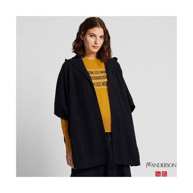 UNIQLO(ユニクロ)の【新品・一部店舗限定】JWアンダーソン　ラムブレンド　ポンチョ レディースのジャケット/アウター(ポンチョ)の商品写真