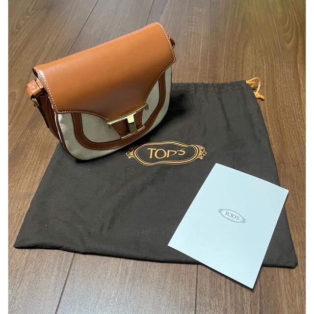 美品　トッズ　TOD'S mini Timeless Tショルダー bag