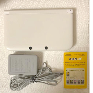 ニンテンドウ(任天堂)の専用　任天堂3DS LL  ホワイト　本体充電器付き(携帯用ゲーム機本体)