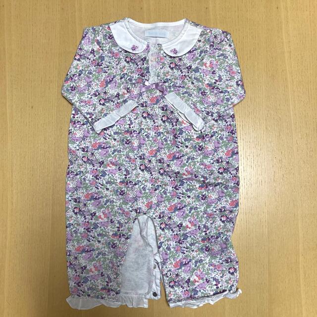 BeBe(ベベ)のbebe reduction ロンパース70、スタイ2枚セット キッズ/ベビー/マタニティのベビー服(~85cm)(ロンパース)の商品写真