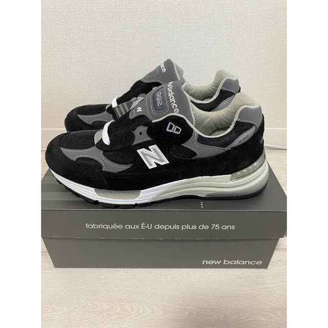 new balance M992 EB 26cm BLK/GRY ニューバランス