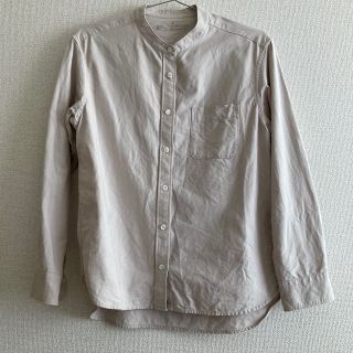 MUJI (無印良品) ノーカラー シャツ/ブラウス(レディース/長袖)の通販