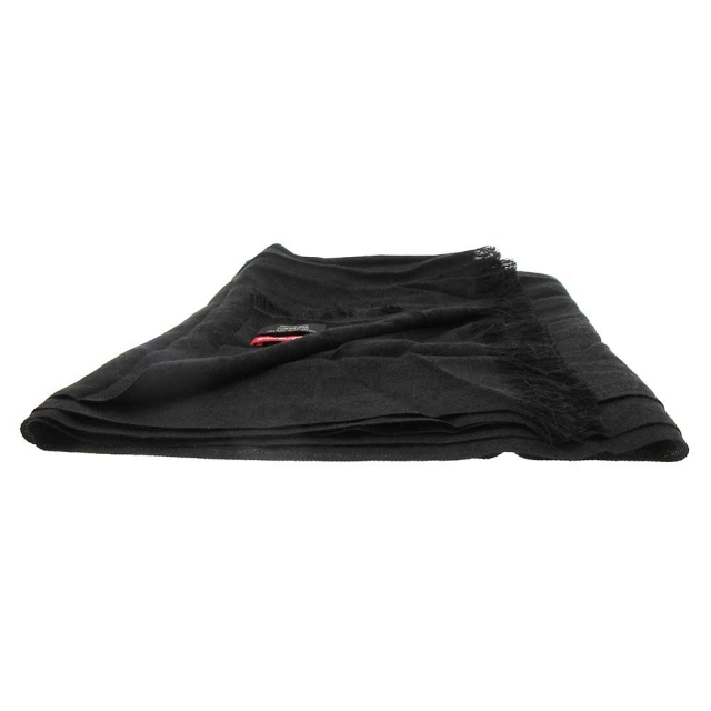 Supreme(シュプリーム)のSUPREME シュプリーム 17AW fuck cashmere scarf 総柄カシミヤスカーフ ブラック メンズのファッション小物(バンダナ/スカーフ)の商品写真