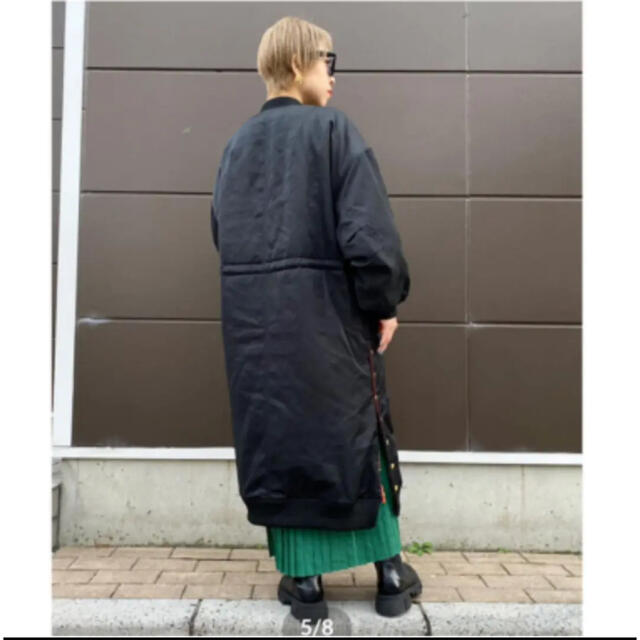 【Risley】MA-1 Long Blouson 完売品　grench レディースのジャケット/アウター(ミリタリージャケット)の商品写真