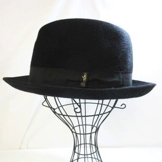 ボルサリーノ(Borsalino)のボルサリーノ 美品 ラビットファー 中折ハット 帽子 ヘッドウエア 箱付 60(ハット)