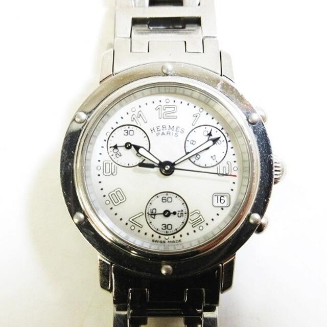 Hermes(エルメス)のエルメス クリッパー ナクレ クロノグラフ CL1.310 クォーツ 腕時計 レディースのファッション小物(腕時計)の商品写真