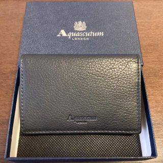 アクアスキュータム(AQUA SCUTUM)のアクアスキュータム　名刺入れ　Aquascutum(名刺入れ/定期入れ)