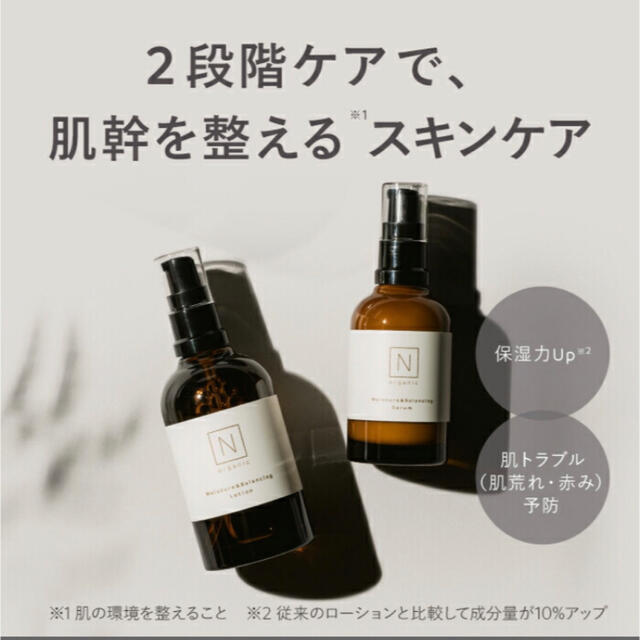 Cosme Kitchen(コスメキッチン)の【新品】N organic エヌオーガニック 化粧水　乳液 ローション セラム コスメ/美容のスキンケア/基礎化粧品(化粧水/ローション)の商品写真