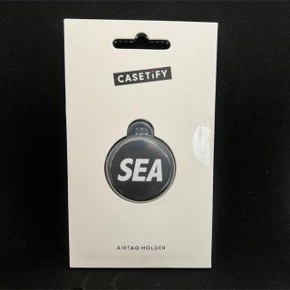 シー(SEA)のcasetify sea airtag ホルダー 黒(その他)