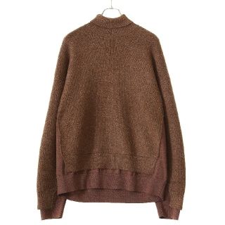 サンシー(SUNSEA)のYOKE 20AW CONNECTING HIGHT NECK KNIT LS(ニット/セーター)