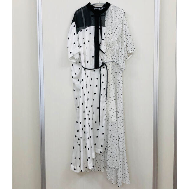 新入荷 - sacai ☆ ワンピース ポルカドット ☆ sacai ロング