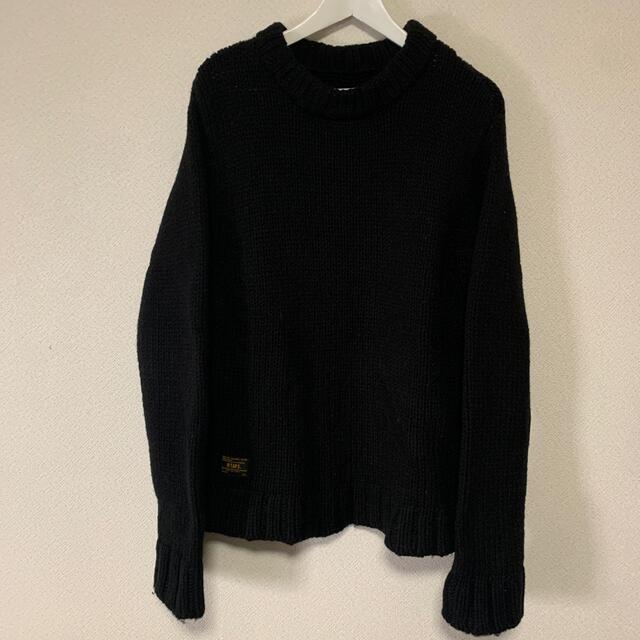 wtaps aran knit ブラック L アランニット