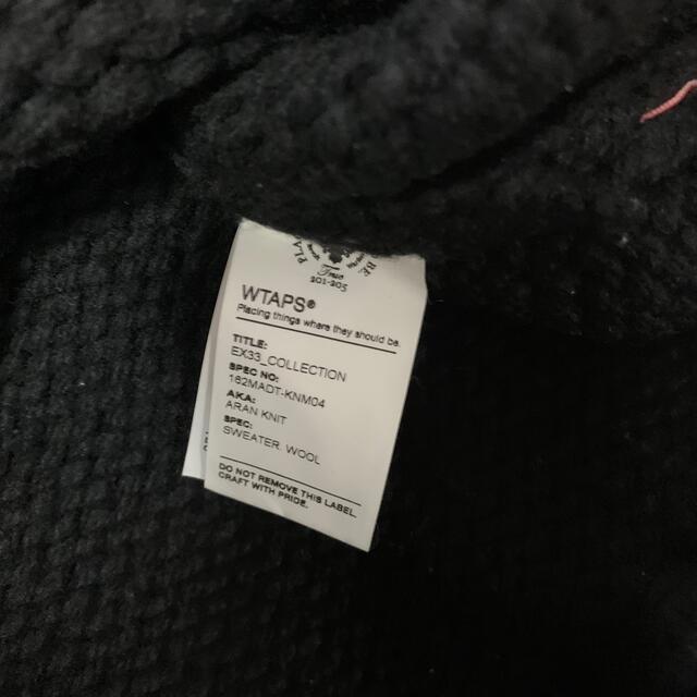 W)taps - wtaps aran knit ブラック L アランニットの通販 by wtpsup's shop｜ダブルタップスならラクマ