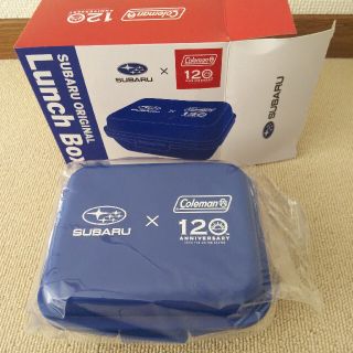 コールマン(Coleman)のSUBARUColemanランチボックス青(弁当用品)