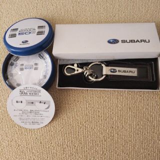 スバル(スバル)のSUBARUキーホルダー&立体メモ(ノベルティグッズ)