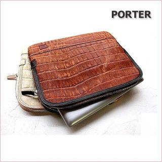 ポーター(PORTER)の【良品】吉田カバン PORTER CLONE ドキュメントケース キャメル(その他)