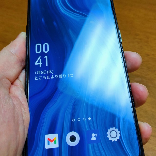 OPPO - OPPO Reno A 128GB simフリー楽天 ブラック 完全初期化済みの ...