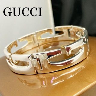 Gucci - 新品仕上 廃盤 希少 グッチ Gモチーフ ブレスレット バングル