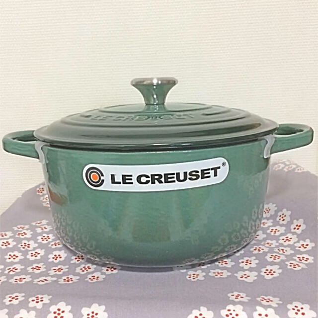 ♡ルクルーゼ ココットロンド 22cm アーティチョーク グリーン ♡ルクルーゼ ココットロンド 22cm アーティチョーク グリーン