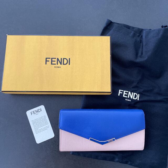 ファッション小物FENDI 長財布　バイカラー