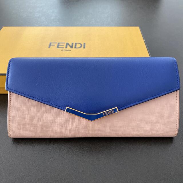 定価81000円】新品未使用 FENDIバイカラー長財布 - 財布