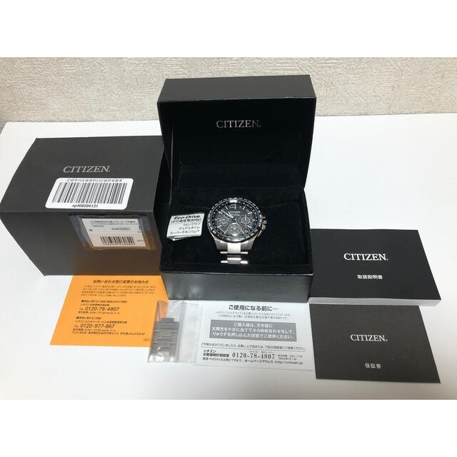 CITIZEN 衛星電波時計 F900 CC9015-54E