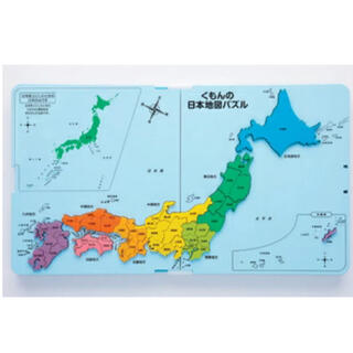 くもん　日本地図パズル(知育玩具)