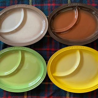 ルクルーゼ(LE CREUSET)のル・クルーゼプレート4枚セット(食器)