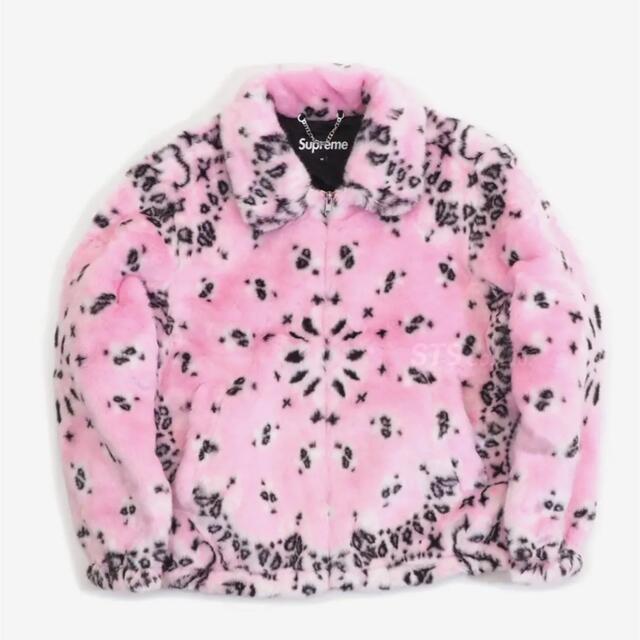 最新人気 Bandana Supreme - Supreme Faux M Jacket Bomber Fur