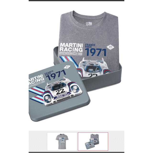 Porsche(ポルシェ)のPorsche Tシャツメタルボックス付き メンズのトップス(Tシャツ/カットソー(半袖/袖なし))の商品写真