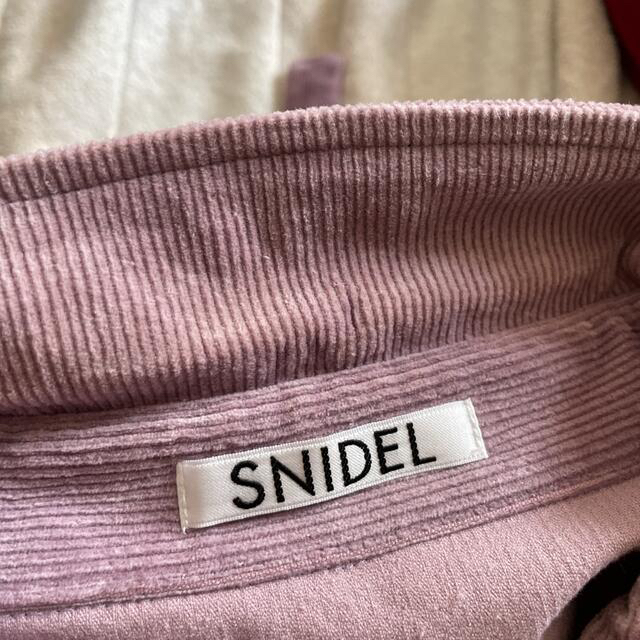SNIDEL(スナイデル)のSNIDEL コーデュロイジャケット　ラベンダー レディースのジャケット/アウター(ノーカラージャケット)の商品写真