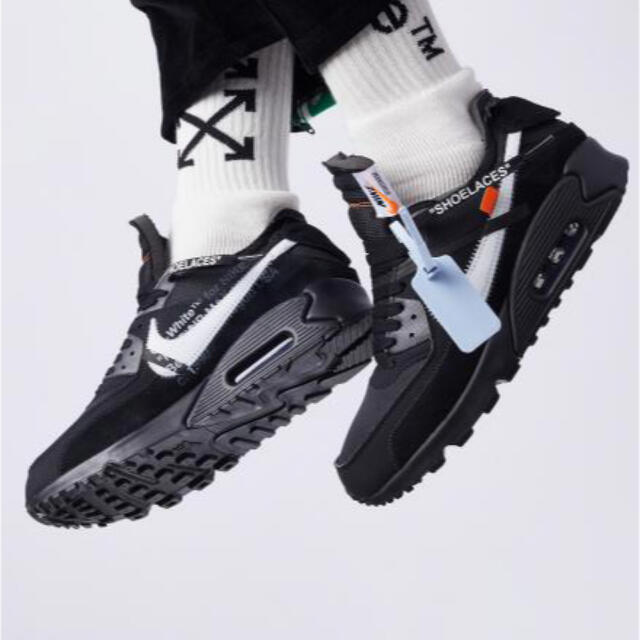 OFF-WHITE × NIKE AIR MAX 90 BLACK/CORN