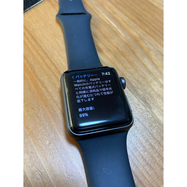 Apple Watch(アップルウォッチ)のApple Watch series3 38mm スマホ/家電/カメラのスマホ/家電/カメラ その他(その他)の商品写真