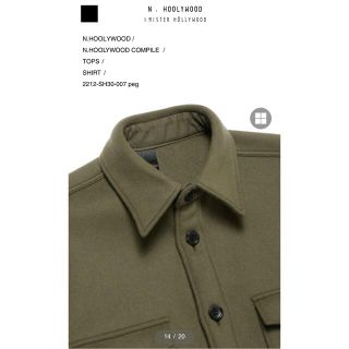 N.HOOLYWOOD - 新品 n.hoolywood CPO SHIRT カーキ 36 コート