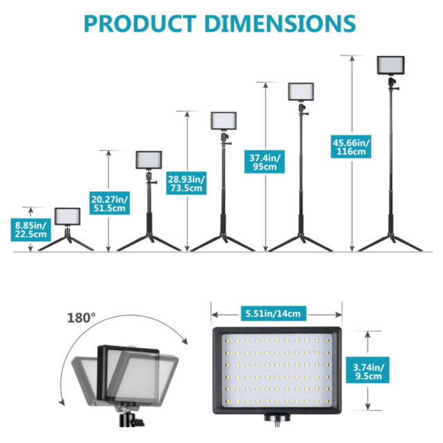 NEEWER LEDライト2個セット【~2/4限定出品】 インテリア/住まい/日用品のライト/照明/LED(その他)の商品写真