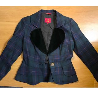 超人気　VIVIENNE WESTWOOD チェック　ラブ　ジャケット