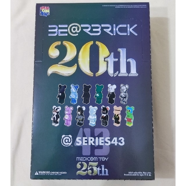 フィギュアBE@RBRICK SERIES 43 1BOX 24個入り ベアブリック